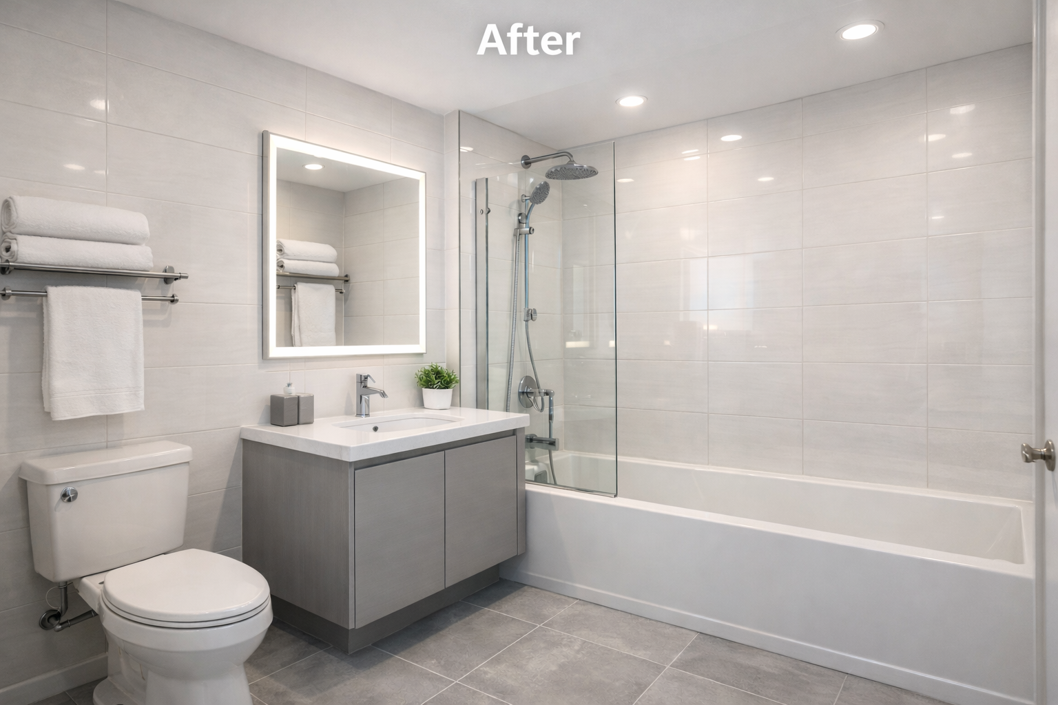 Walk-In Shower After Conversion Denver CO